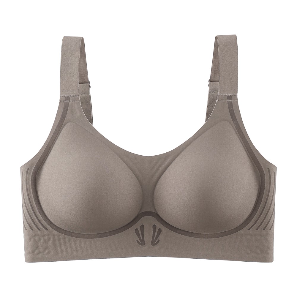 Full Surround Jelly Glue Support U-Neck Seamless Wireless Bra