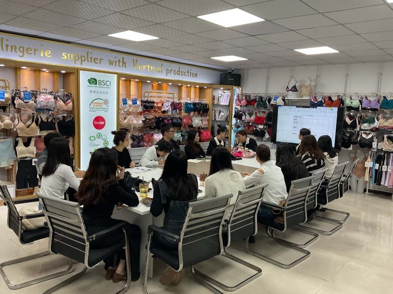 A very meaningful and practical “How to Become a Qualified QC” Training Sharing Meeting was successfully held in K-LOYAL Lingerie Factory.