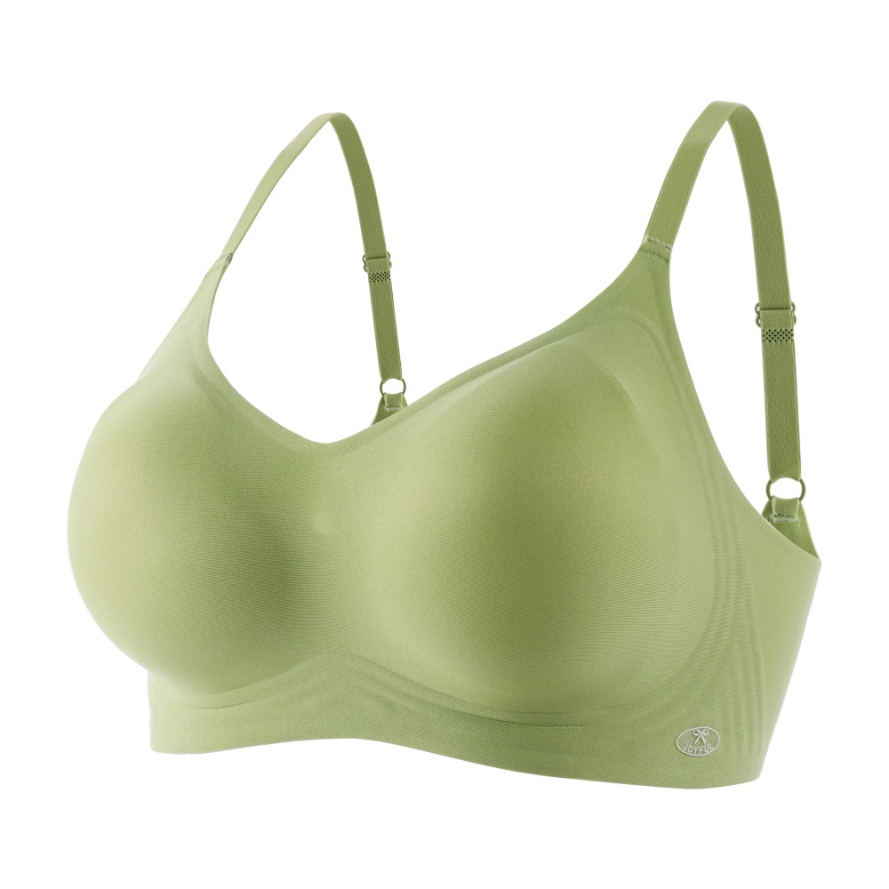 Zero-Burden Low-Cut Jelly Glue Fit Wireless Bra