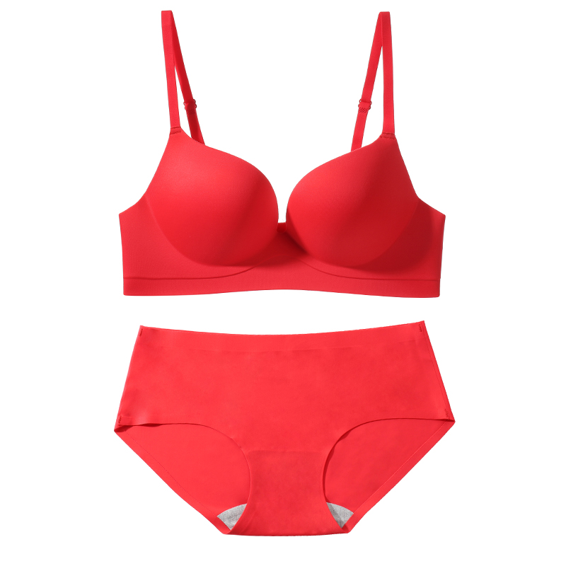 Naked Feel Jelly Strip One-Piece Seamless Wireless Push-Up Bra